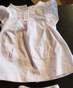 Dress with diaper cover